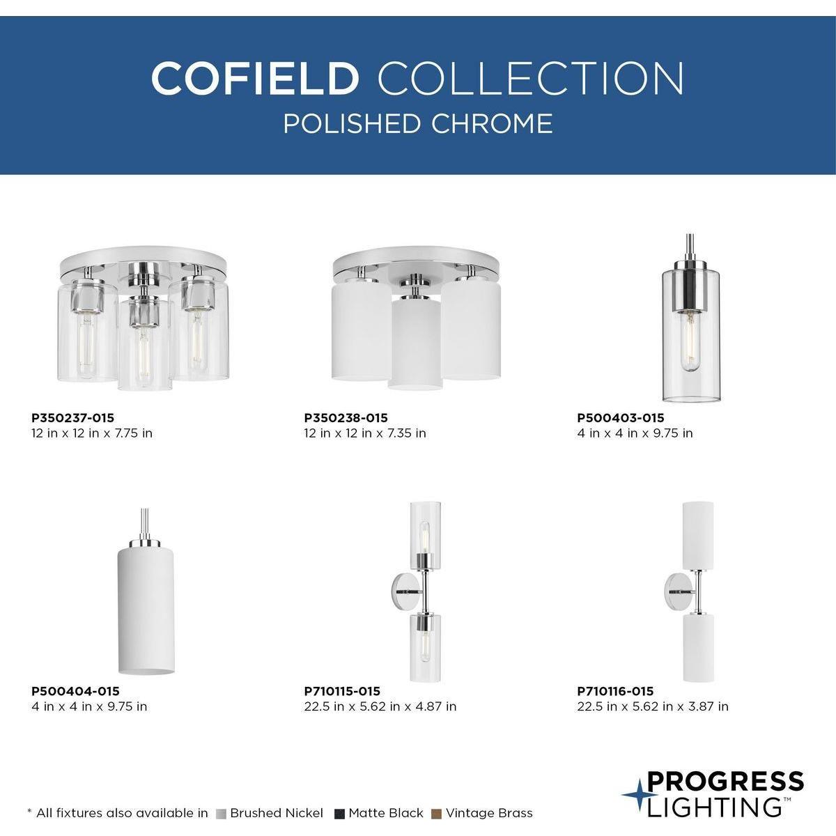 Cofield 3-Light Close-to-Ceiling