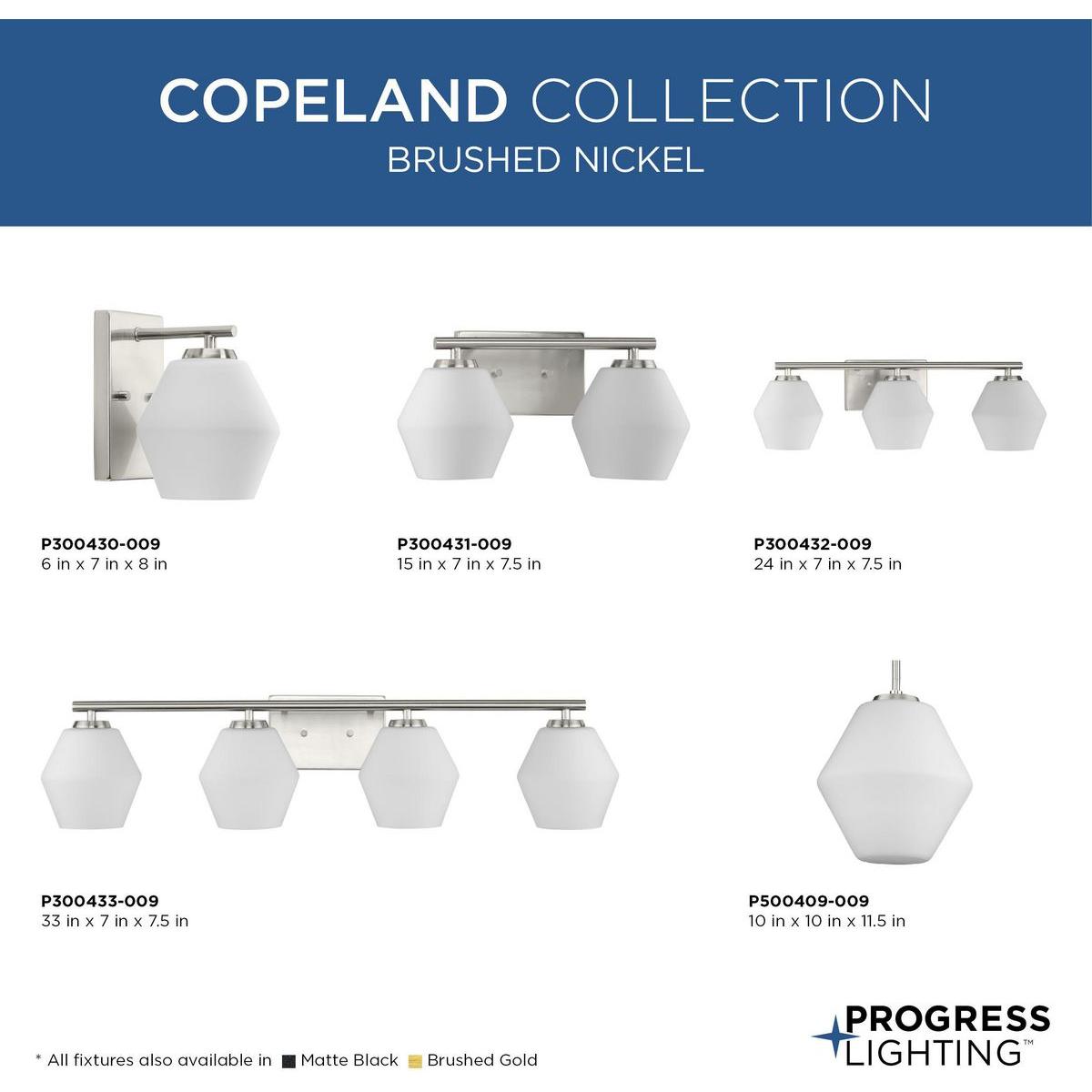 Copeland 3-Light Bath & Vanity