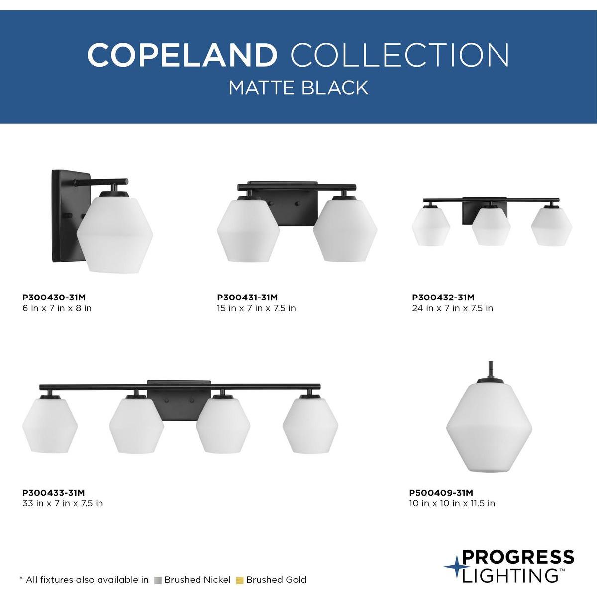 Copeland 3-Light Bath & Vanity