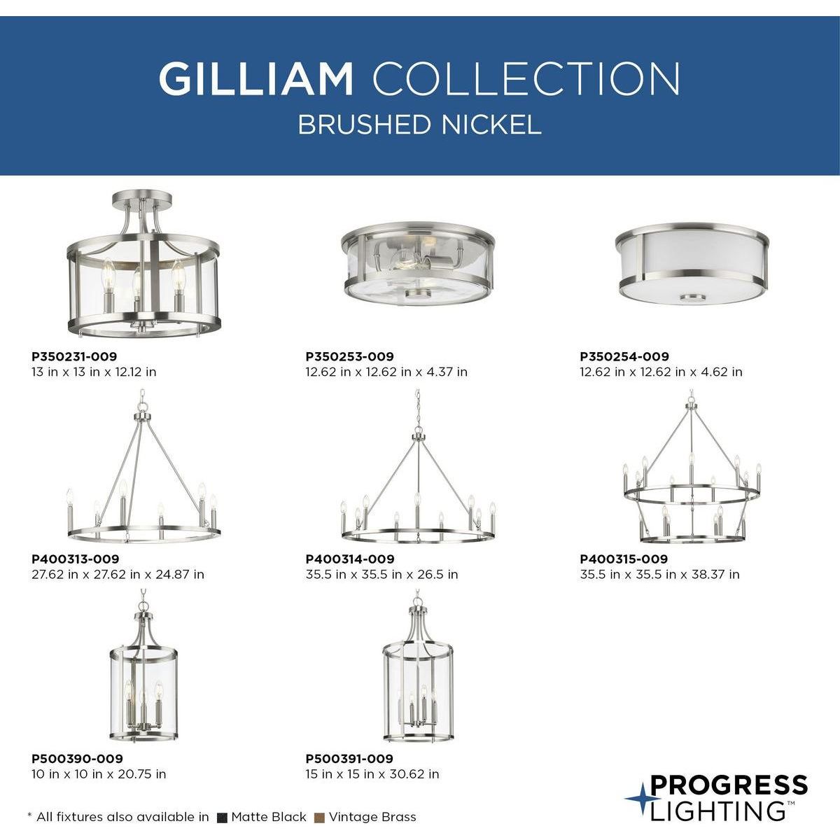 Gilliam 3-Light Close-to-Ceiling