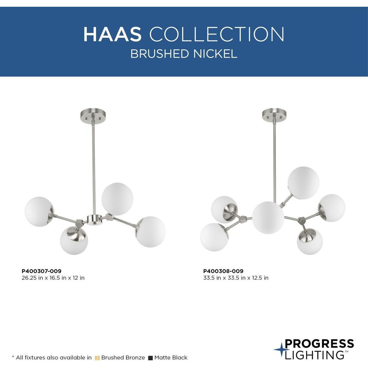 Haas 4-Light Chandelier