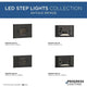 LED Hooded 1-Light Step Light with Photocell