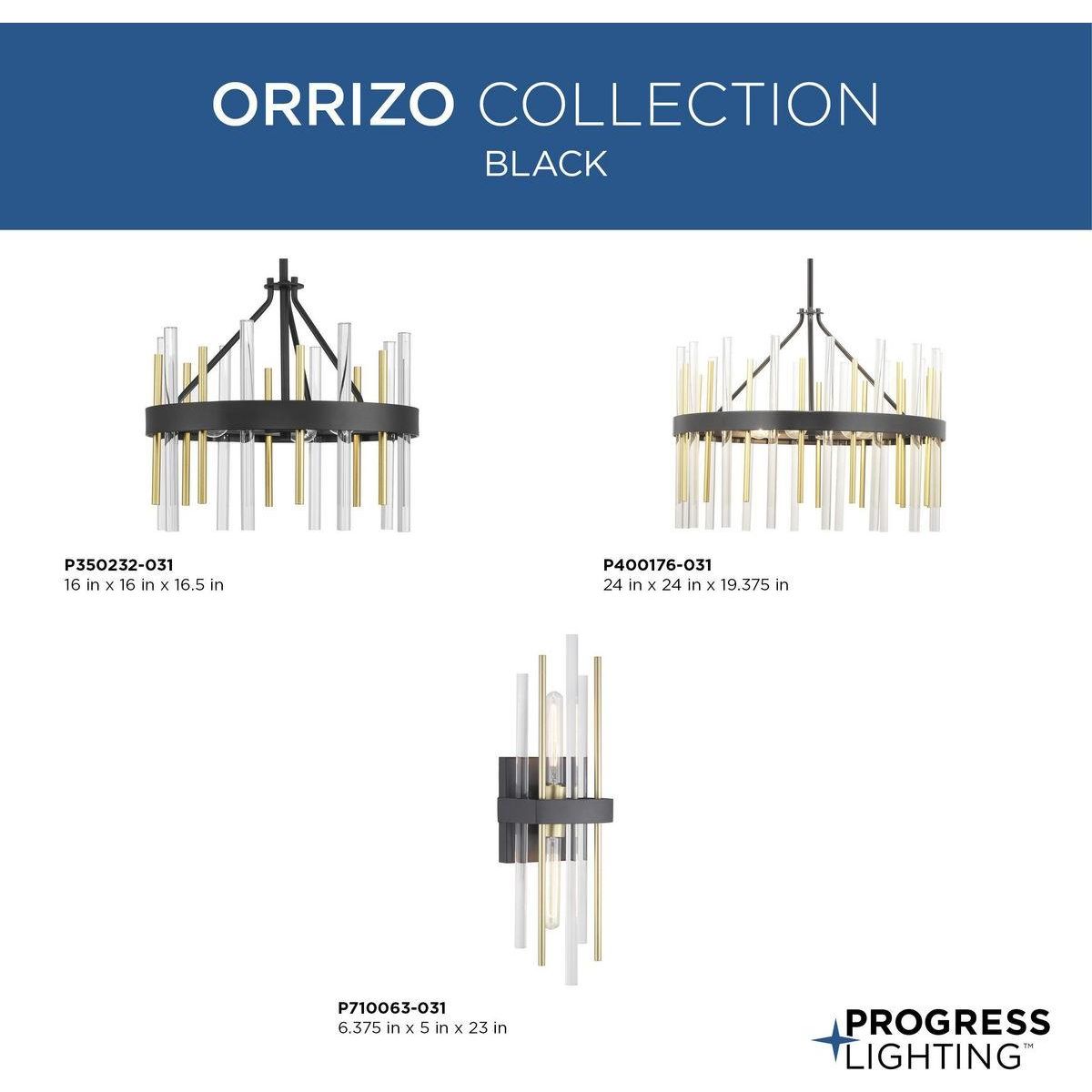 Orrizo 3-Light Close-to-Ceiling