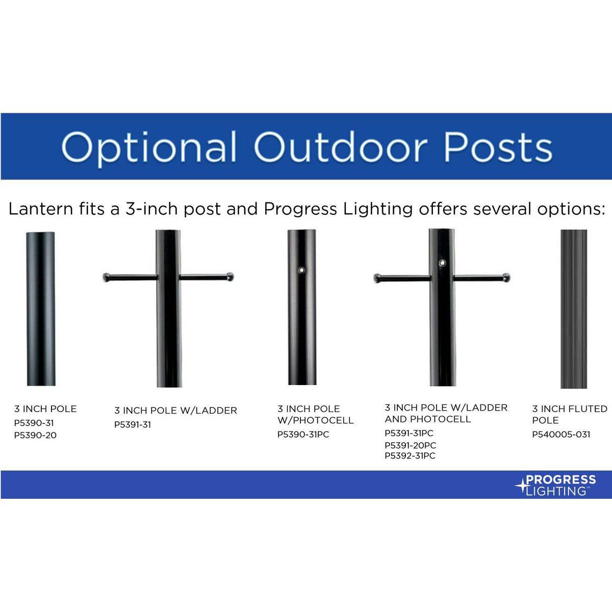 Ramsey 3-Light Outdoor Post Light