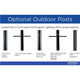 Ramsey 3-Light Outdoor Post Light