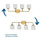 Lynzie 4-Light Bath & Vanity