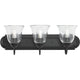 Clear Glass 3-Light Bath & Vanity