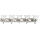 Clear Glass 5-Light Bath & Vanity