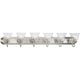 Clear Glass 6-Light Bath & Vanity