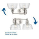 Singleton 2-Light Bath & Vanity