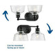 Singleton 2-Light Bath & Vanity
