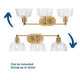Singleton 3-Light Bath & Vanity