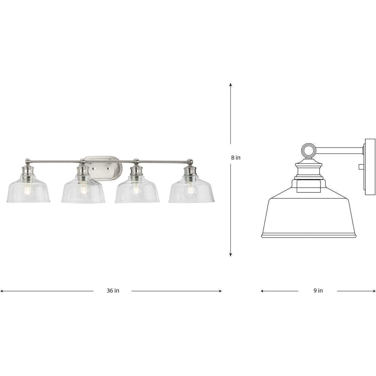 Singleton 4-Light Bath & Vanity