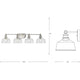 Singleton 4-Light Bath & Vanity