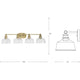 Singleton 4-Light Bath & Vanity
