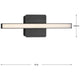 Phase 4 LED 16" 1-Light Bath & Vanity