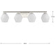 Copeland 4-Light Bath & Vanity