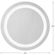 Captarent LED 1-Light LED Mirror