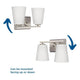 Vertex 2-Light Bath & Vanity