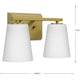 Vertex 2-Light Bath & Vanity