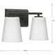 Vertex 2-Light Bath & Vanity