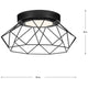 Geodesic LED 3-Light Close-to-Ceiling
