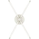 Pivot LED 3-Light Close-to-Ceiling