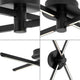 Pivot LED 3-Light Close-to-Ceiling