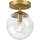 Atwell 1-Light Close-to-Ceiling