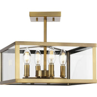 Hilllcrest 13" 4-Light Semi Flush Mount Light