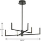 Pivot LED 6-Light Chandelier