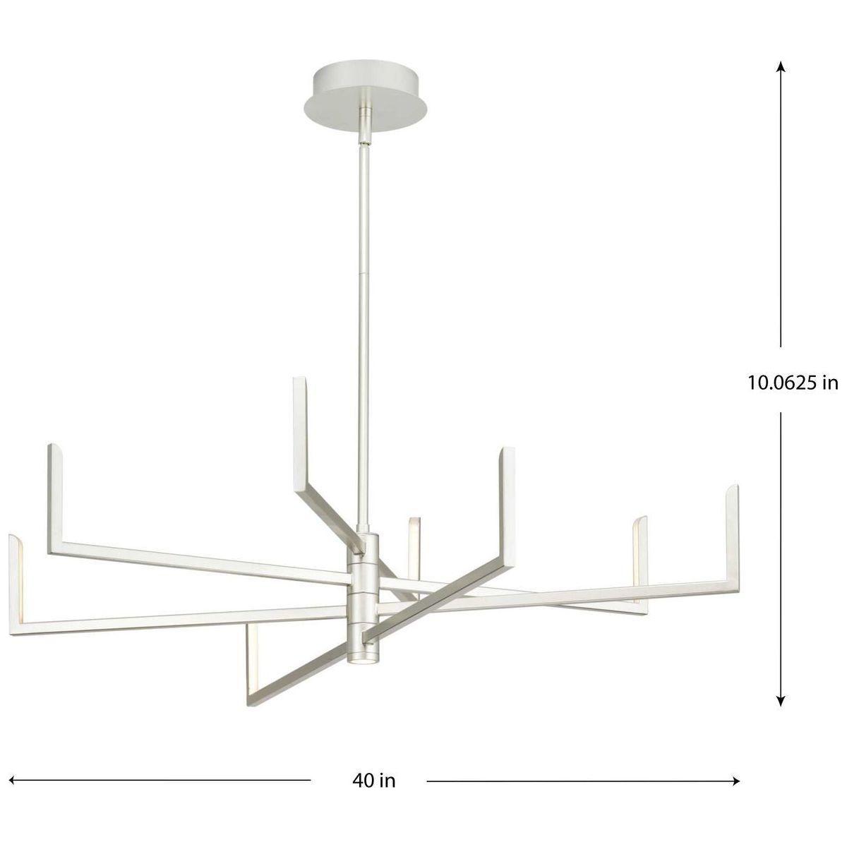 Pivot LED 8-Light Chandelier