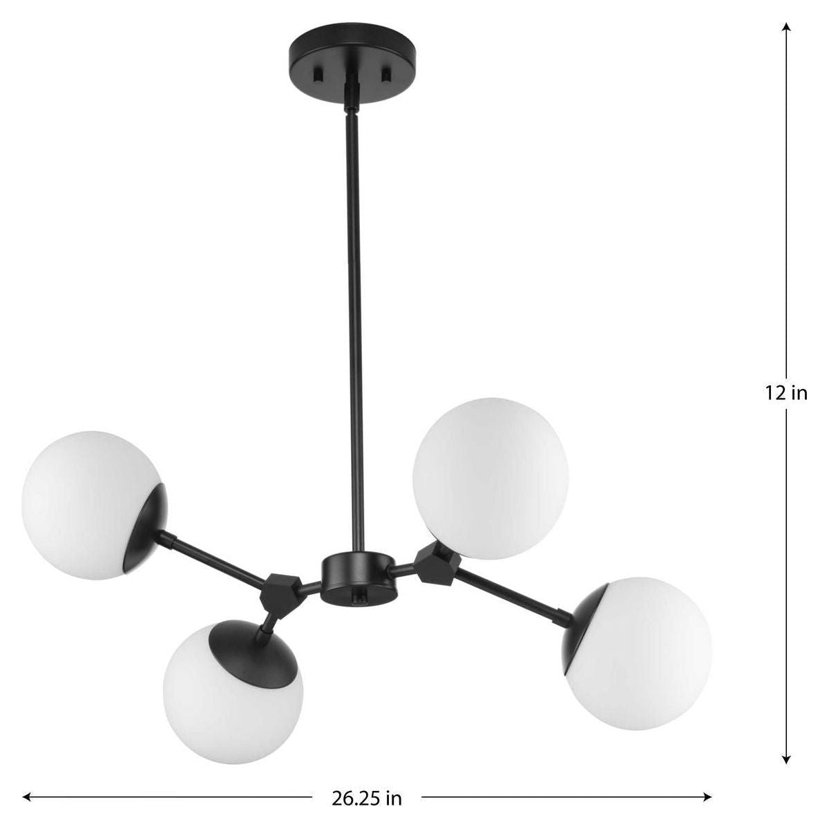 Haas 4-Light Chandelier