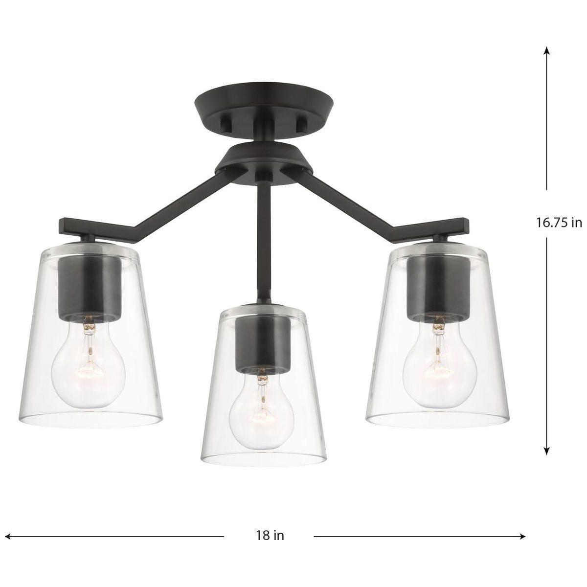 Vertex 3-Light Chandelier