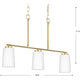 Adley 3-Light Island/Linear