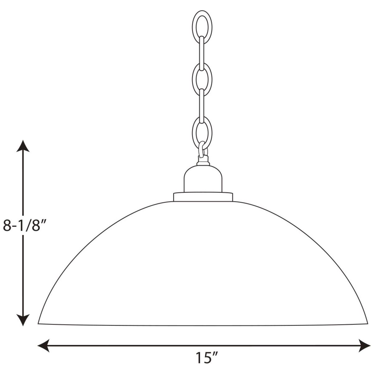 Classic Dome Pendant 1-Light Pendant