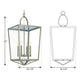 Point Dume - Shearwater 4-Light Pendant