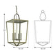 Point Dume - Shearwater 4-Light Pendant