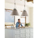 Point Dume - Surfrider 3-Light Pendant