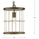 Lattimore 1-Light Mini Pendant