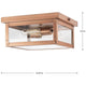 Union Square 2-Light Outdoor Flush Mount