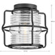 Keegan 1-Light Outdoor Flush Mount