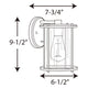 Gunther 1-Light Outdoor Wall Light