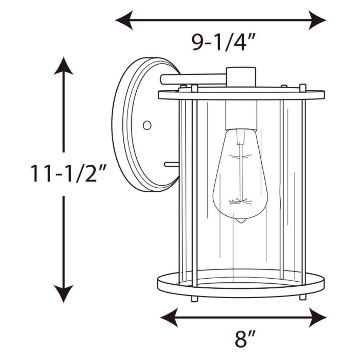 Gunther 1-Light Outdoor Wall Light