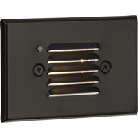 LED Louvered 1-Light Step Light with Photocell