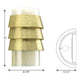 Point Dume - Sandbar 1-Light Wall Sconce