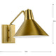 Trimble 1-Light Wall Bracket