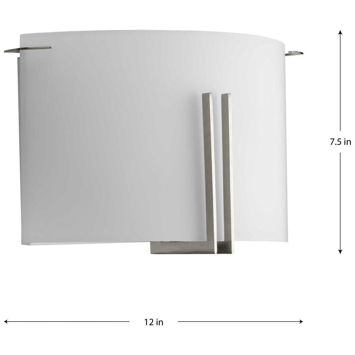 Modern Glass Sconce 2-Light Wall Sconce