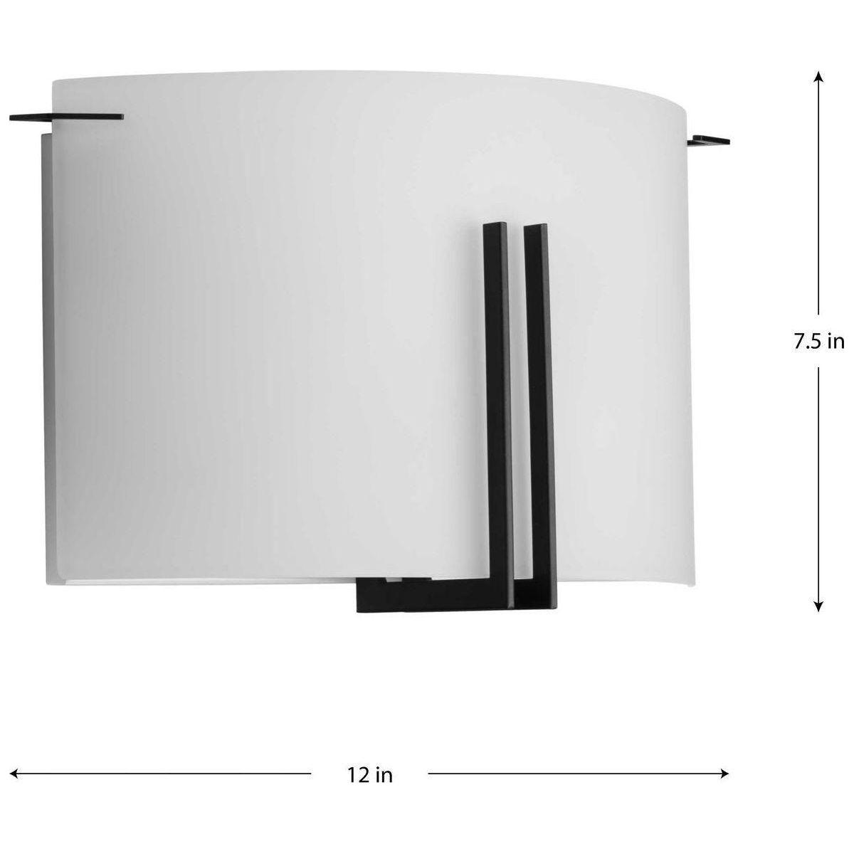 Modern Glass Sconce 2-Light Wall Sconce