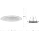 6" Recessed Baffle Splay Trim